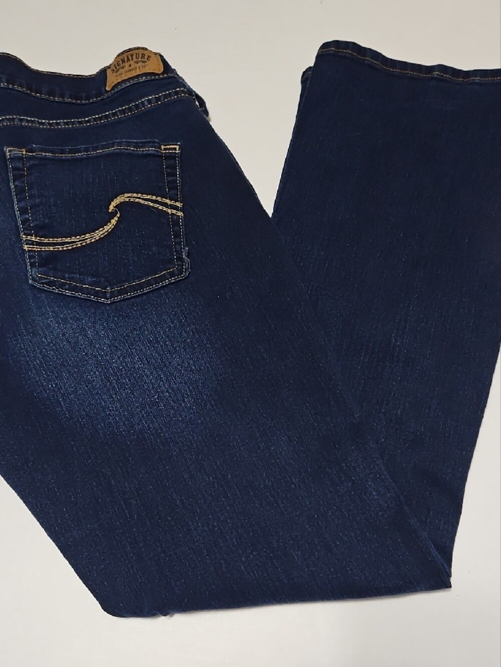 Levi's Curvy Bootcut Women's Dark Indigo Stretch Jeans Size 12 M